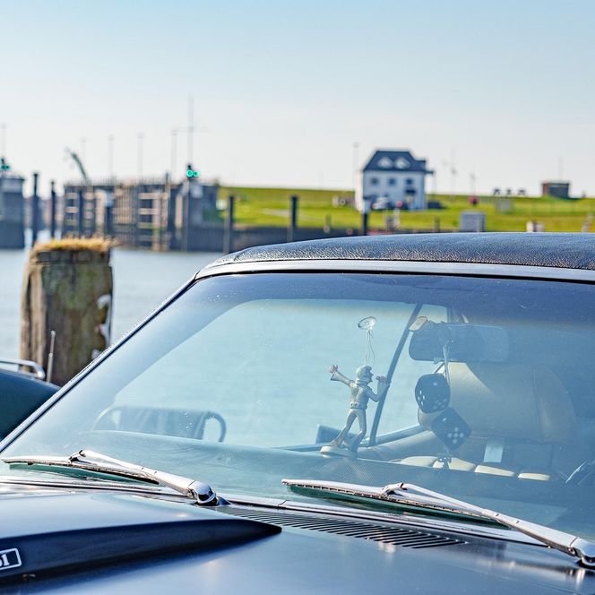 Ein US-Car auf dem Oldtimer- und US-Car-Treffen am Büsumer Hafen.