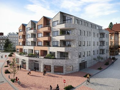 Büsum-Portside_Visualisierung.jpg Visualisierung der künftigen Apartments und Ladengeschäfte am Büsumer Museumshafen.