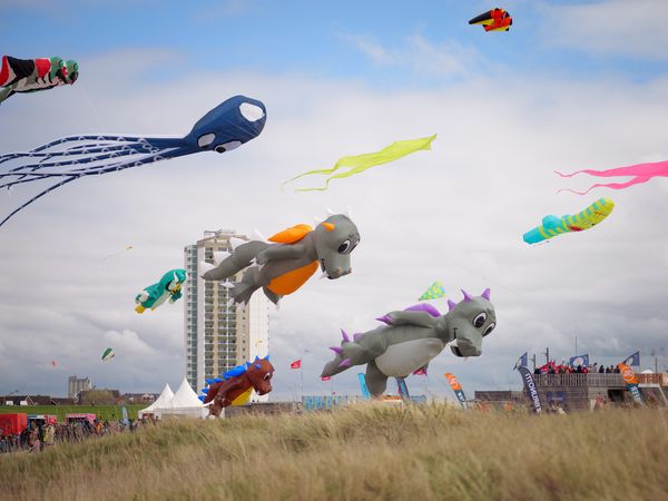 In diesem Jahr finden die Drachenflugtage zum 12. Mal in Büsum statt.