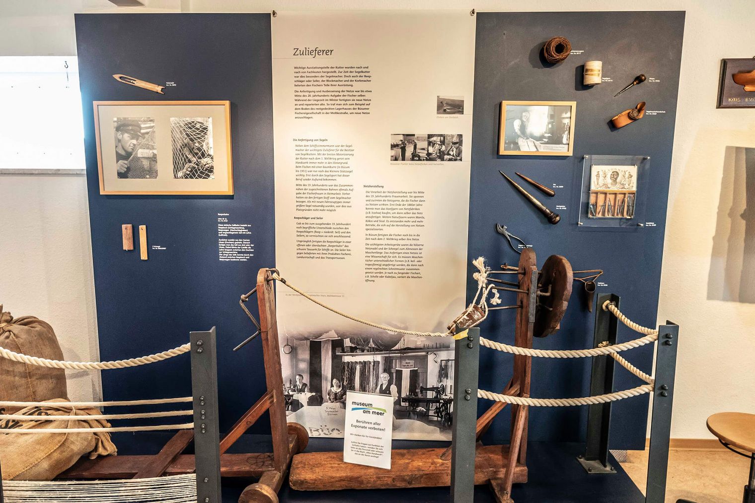 Eine Ausstellung im Büsumer museum am meer.